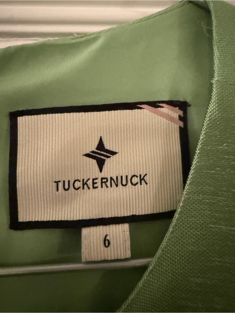 Tuckernuck Sleeveless Green A-Line Dress with Flap Pockets - Picture 2 of 3